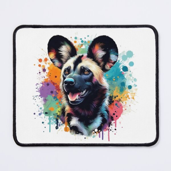 Item preview, A beautiful colorful African wild dog designed and sold by Marcoshop10.