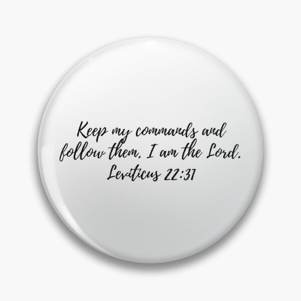 Item preview, Leviticus 22:31 designed and sold by BluesSketchbook.