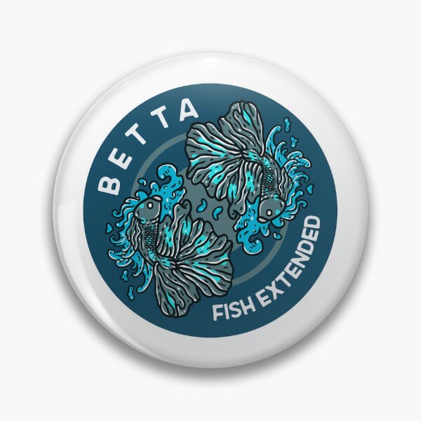Item preview, green blue Beta fish twins Stickers designed and sold by mndesignworx.
