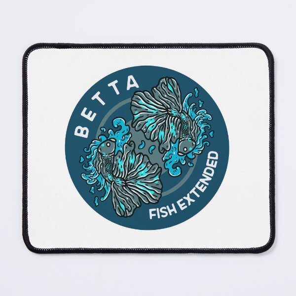 Item preview, green blue Beta fish twins Stickers designed and sold by mndesignworx.