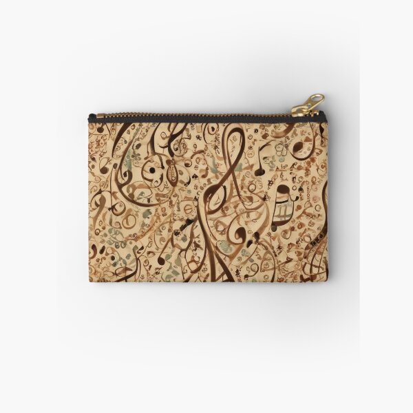 Item preview, Musical notes flowing pattern print design designed and sold by Anshu3813.