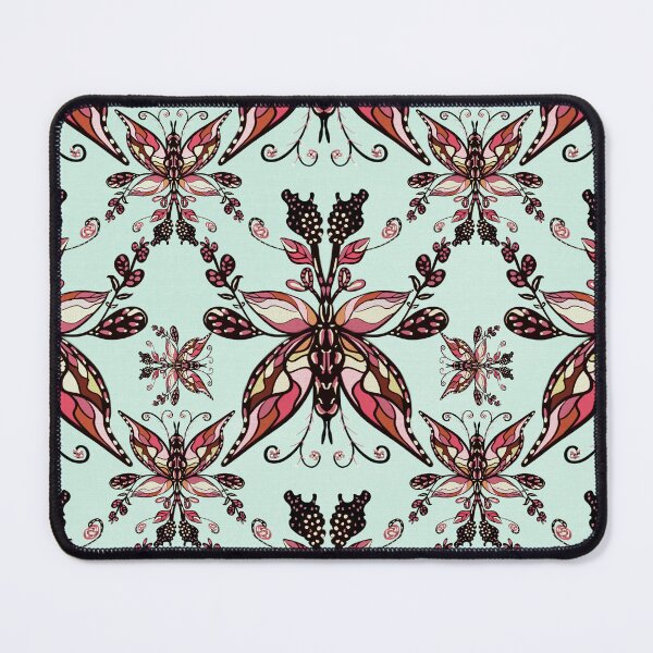 Item preview, Enchanted Flutter: Unique Butterfly Pattern on Textured Soft-Hued Background designed and sold by Almanzart.