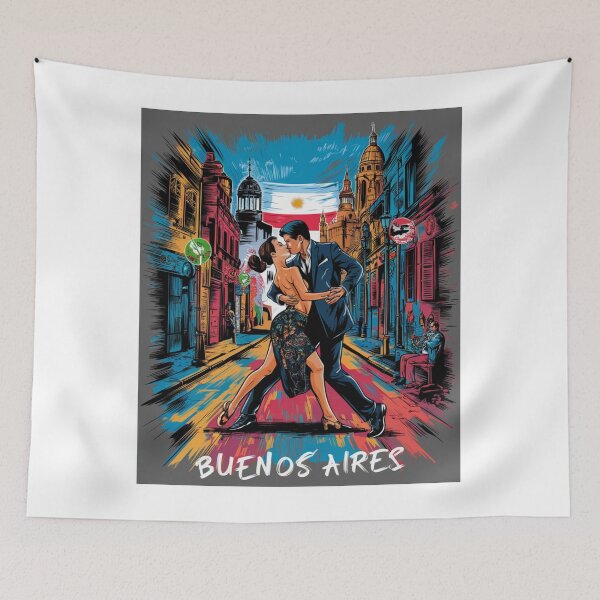 Item preview, Buenos Aires: Where Tango and Tradition Dance Together designed and sold by Colorful-Garden.