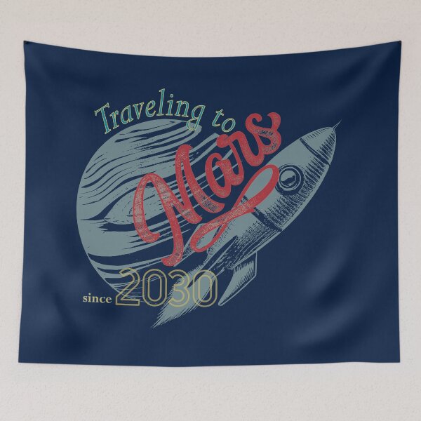 Item preview, Vintage Mars, Traveling to, Since 2030 designed and sold by LZenDesigns.