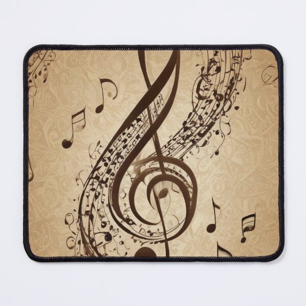 Item preview, Musical notes flowing pattern print design  designed and sold by Anshu3813.