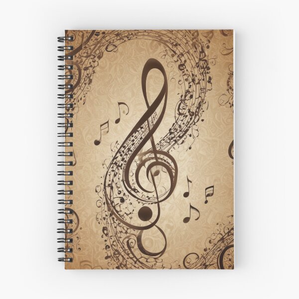 Item preview, Musical notes flowing pattern print design  designed and sold by Anshu3813.