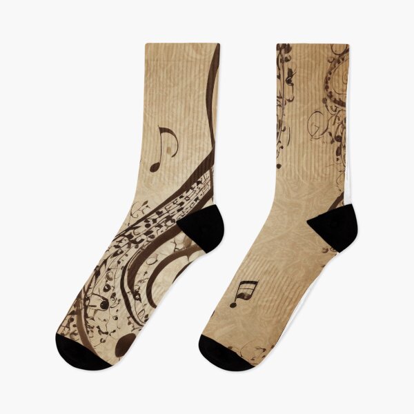 Item preview, Musical notes flowing pattern print design  designed and sold by Anshu3813.