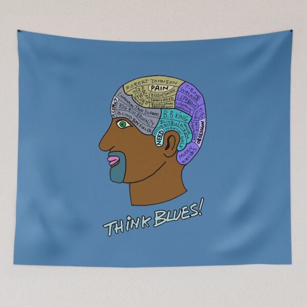 Item preview, THINK BLUES! designed and sold by TIGERDAVER.