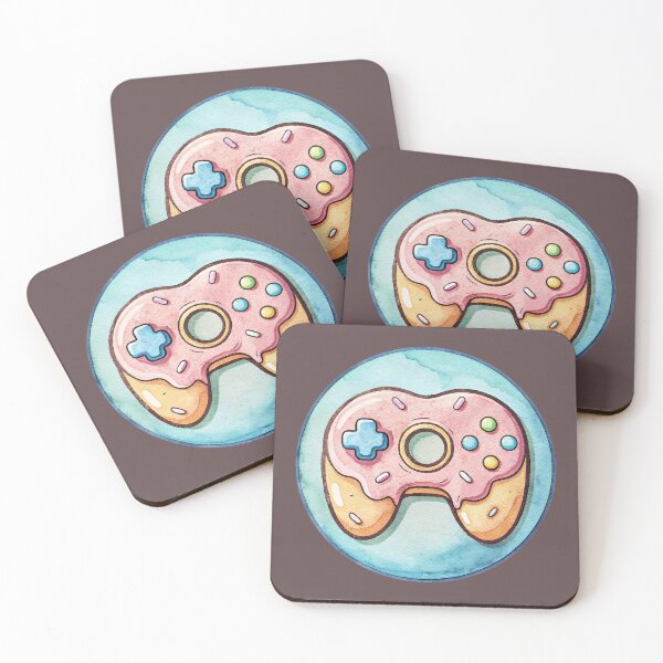 Item preview, video game controller doughnut designed and sold by jkrphoto.