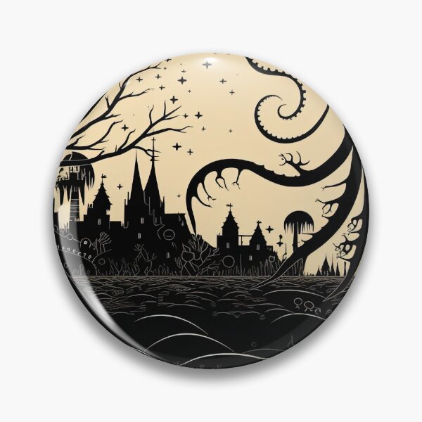 Item preview, Pagan Fables-Dark night folk art designed and sold by AdadiaXShop.