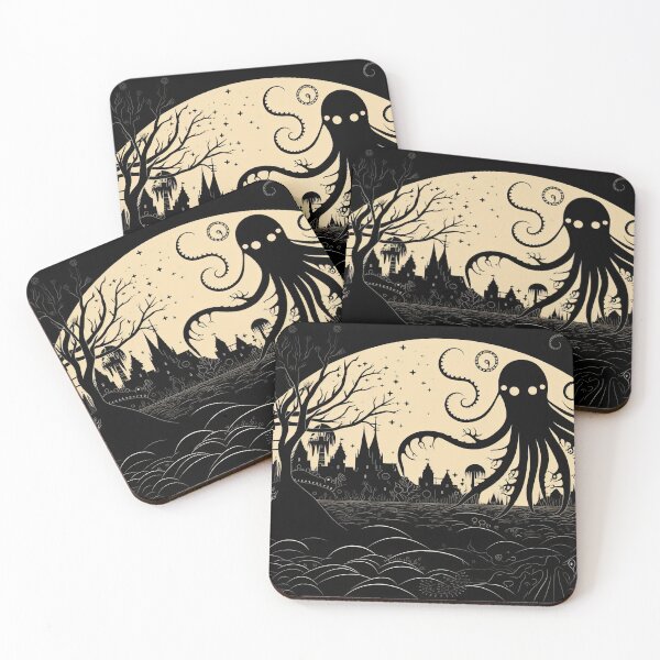 Item preview, Pagan Fables-Dark night folk art designed and sold by AdadiaXShop.