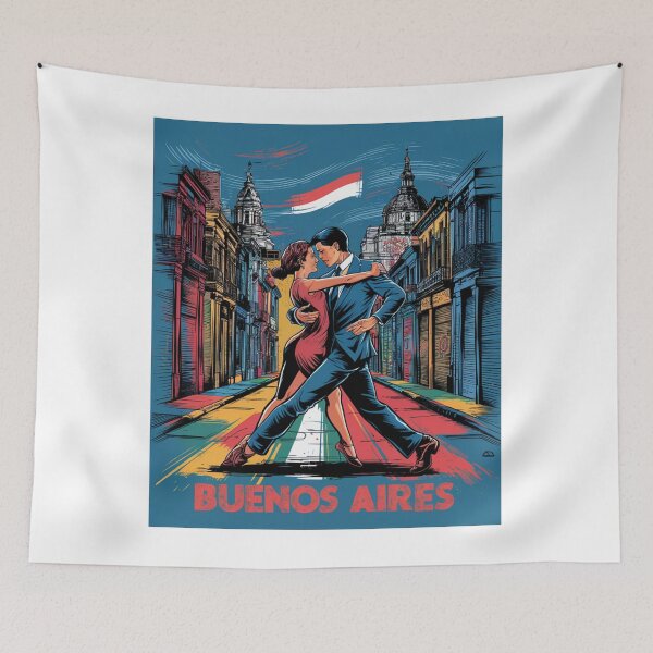 Item preview, Buenos Aires: Where Tango and Tradition Dance Together designed and sold by Colorful-Garden.