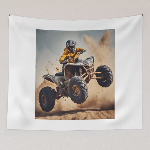 Item preview, "Thrilling Quad ATV Action" designed and sold by Artisticanvas.