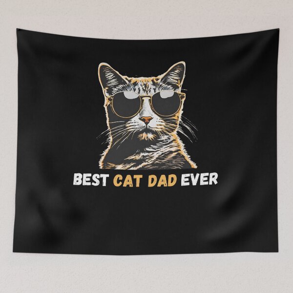 Item preview, Best Cat Dad Ever designed and sold by LEOOTY.