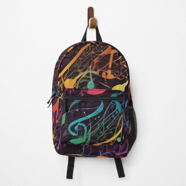 Item preview, Musical notes flowing pattern print design designed and sold by Anshu3813.
