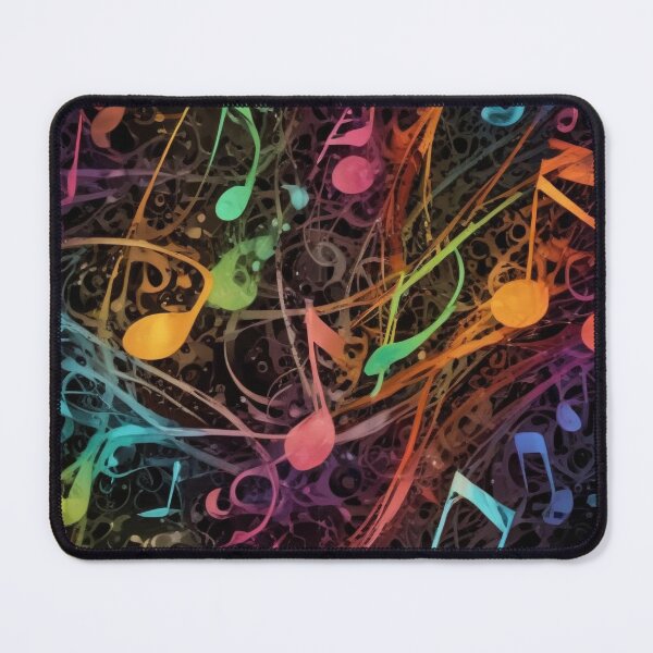 Item preview, Musical notes flowing pattern print design designed and sold by Anshu3813.