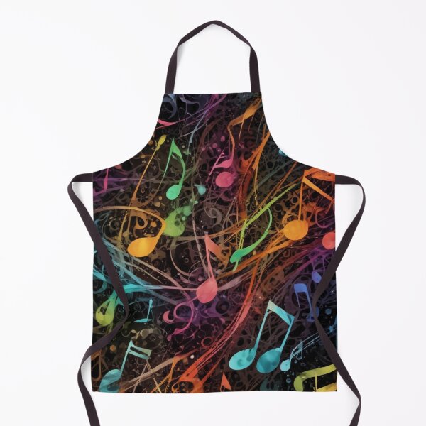 Item preview, Musical notes flowing pattern print design  designed and sold by Anshu3813.