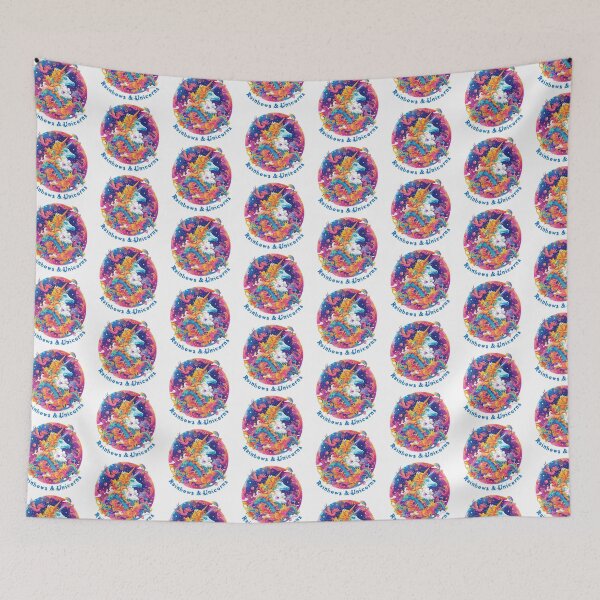Item preview, Galactic Fantasia: Dragon & Unicorn Cosmic Collision! designed and sold by Ignorant-Artist.