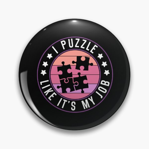 Item preview, Funny Jigsaw Puzzles I Puzzle like it's my job designed and sold by BlueBerry-Pengu.