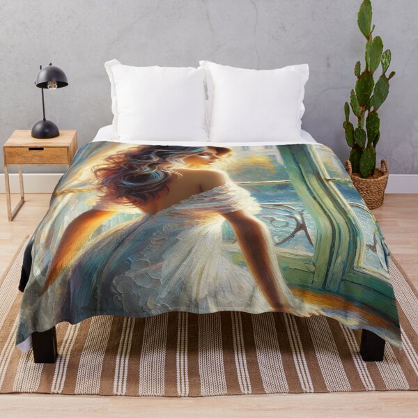 Item preview, The girl at the window is one of the classic themes in visual art designed and sold by aleksandr13.