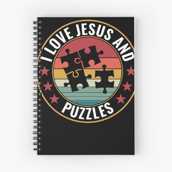 Item preview, I Love Jesus & Puzzles Jigsaw Puzzler Funny designed and sold by BlueBerry-Pengu.