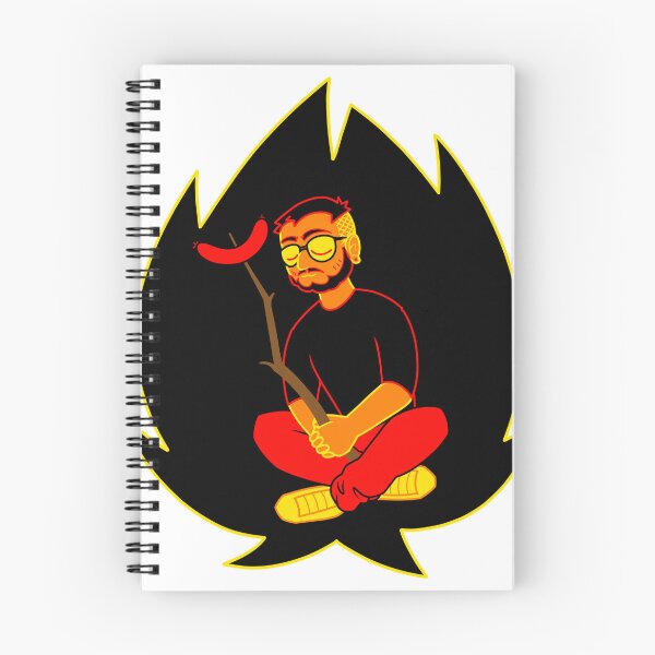 Item preview, Dude engulfed in flames holding a sausage on a stick designed and sold by selkaycik.