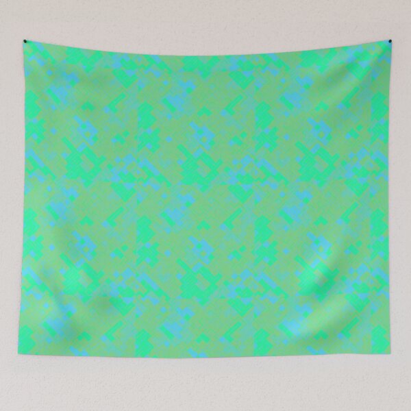 Item preview, Fluorescent Mosaic designed and sold by Abstract-Color.