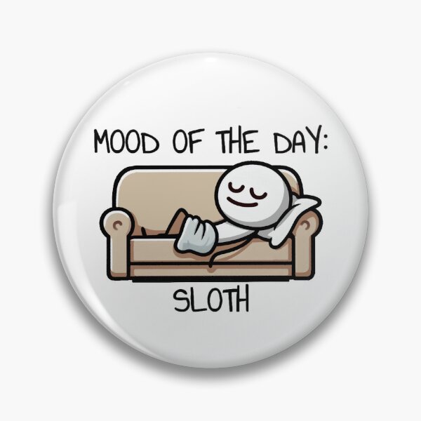 Item preview, Mood of The Day: Sloth - Stickman Crew #24 designed and sold by TheRumblingNerd.