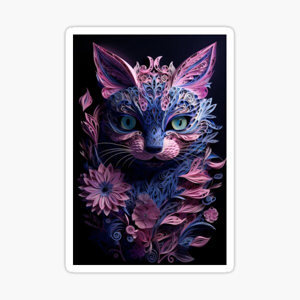 Item preview, Paper quilting cat designed and sold by KreaKat.