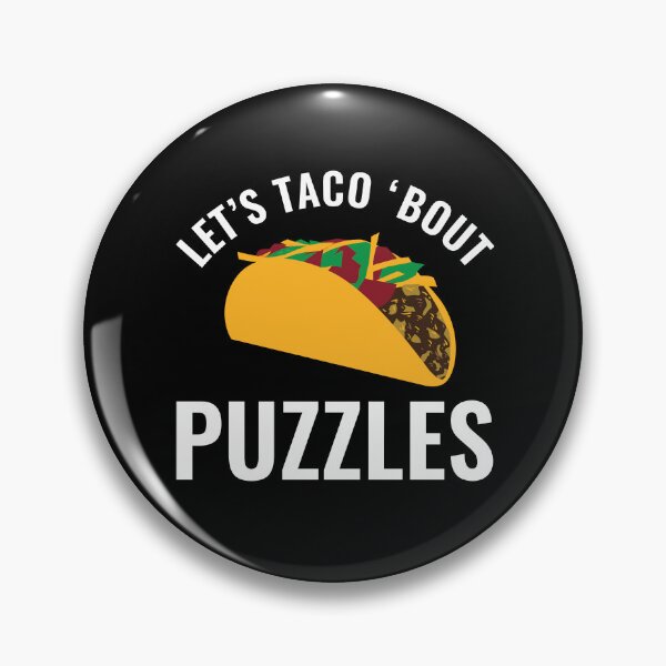 Item preview, Let's Taco Bout Jigsaw Puzzles Funny Puzzle designed and sold by BlueBerry-Pengu.