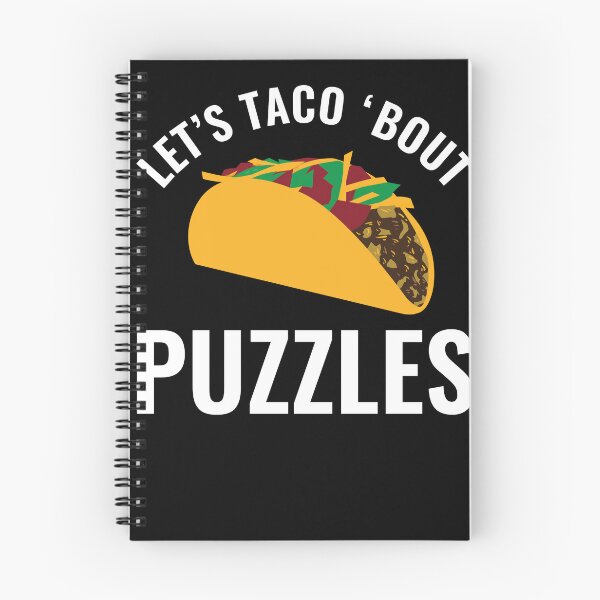 Item preview, Let's Taco Bout Jigsaw Puzzles Funny Puzzle designed and sold by BlueBerry-Pengu.