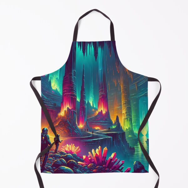 Item preview, Alien Crystal Caverns Exploration designed and sold by LivingArtClips.