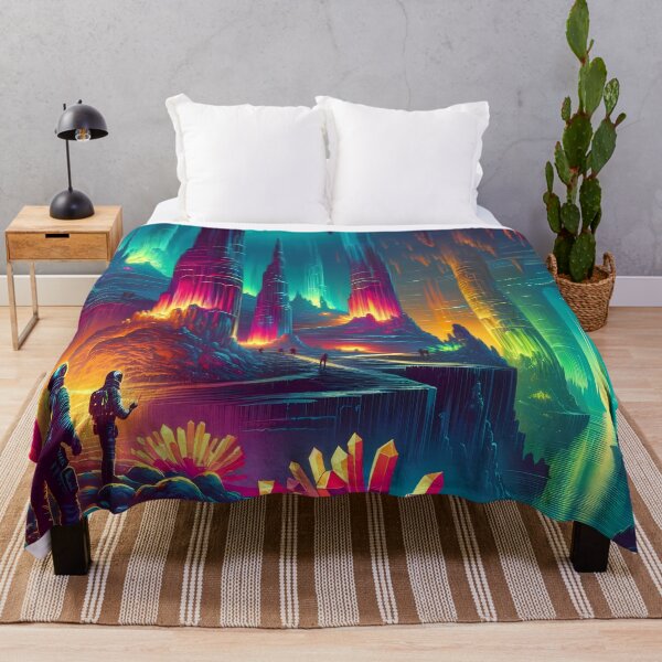 Item preview, Alien Crystal Caverns Exploration designed and sold by LivingArtClips.