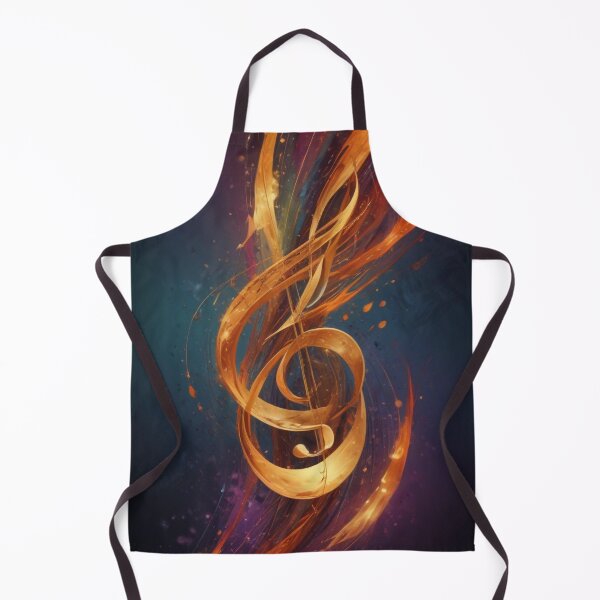 Item preview, Musical notes flowing pattern print design designed and sold by Anshu3813.