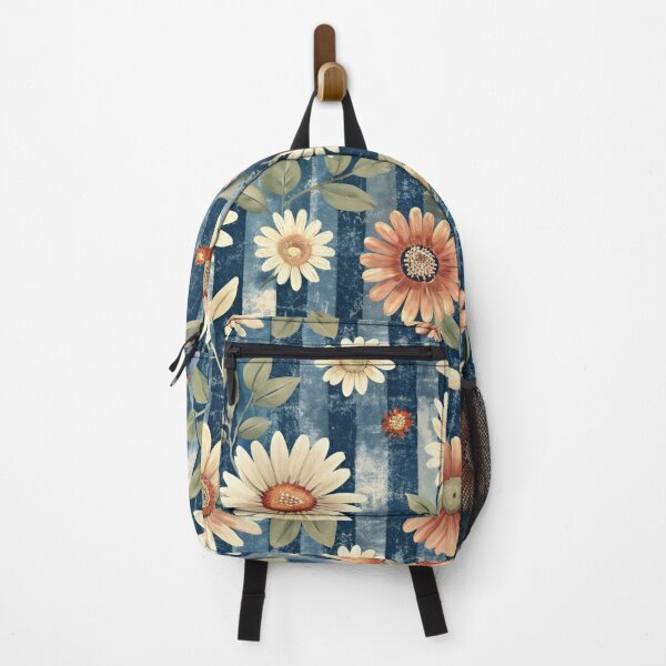 Item preview, Floral Elegance against a blue designed and sold by jkrphoto.