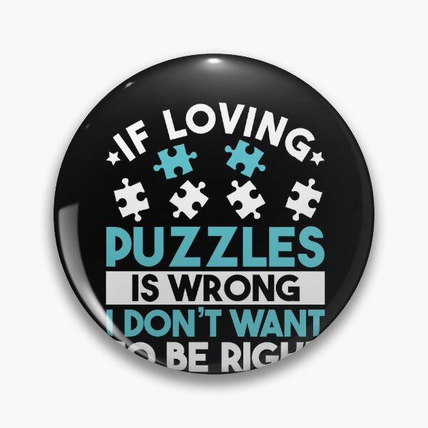 Item preview, Loving Jigsaw Puzzles Funny Jigsaw Puzzler designed and sold by BlueBerry-Pengu.