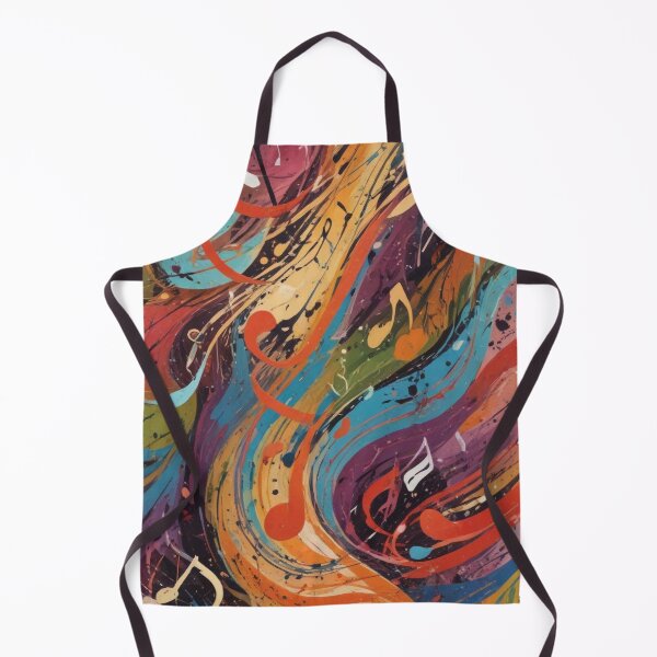 Item preview, Musical notes flowing pattern print design designed and sold by Anshu3813.