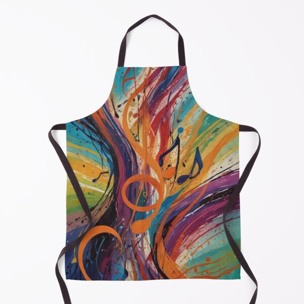 Item preview, Musical notes flowing pattern print design designed and sold by Anshu3813.