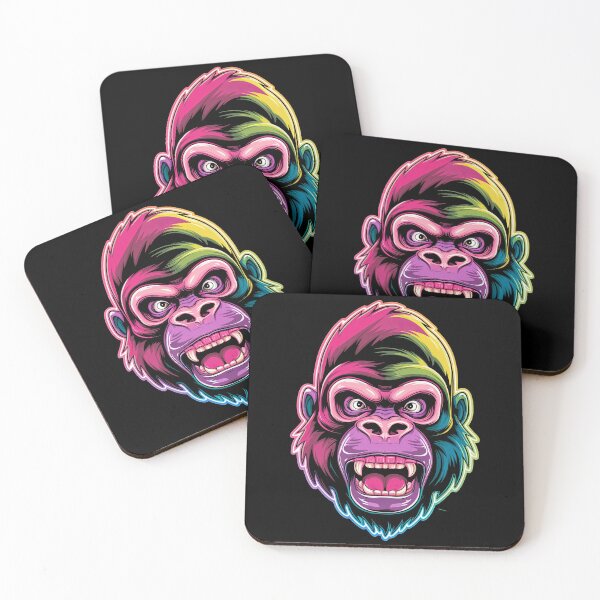 Item preview, Neon Gorilla designed and sold by Angry Swan Designs.