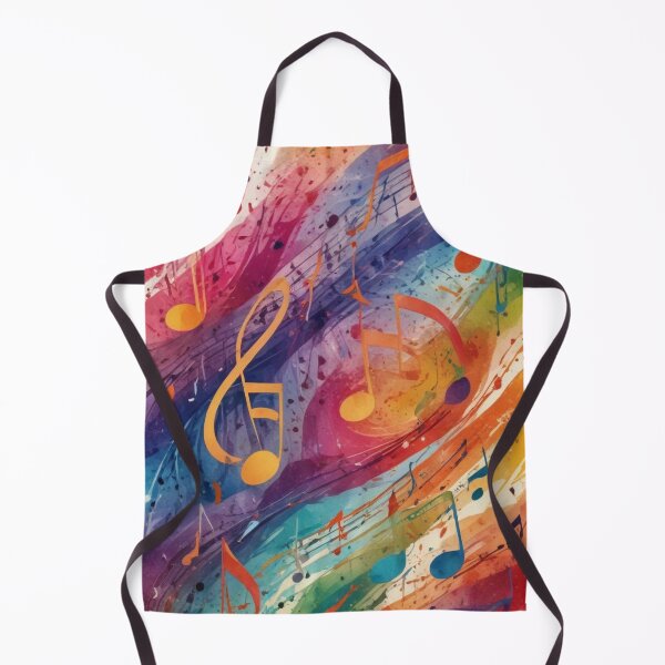 Item preview, Musical notes flowing pattern print design designed and sold by Anshu3813.
