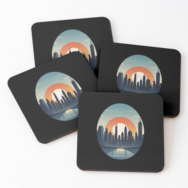Item preview, Simple Cityscape: Basic Yet Beautiful Urban View designed and sold by KTOShop.