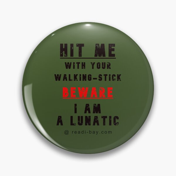 Item preview, Hit Me With Your Walking Stick designed and sold by AlienAlmanac.