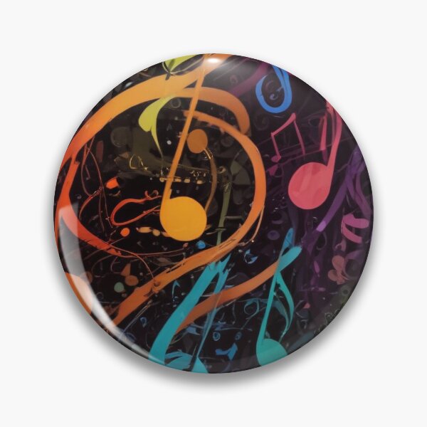 Item preview, Musical notes flowing pattern print design  designed and sold by Anshu3813.