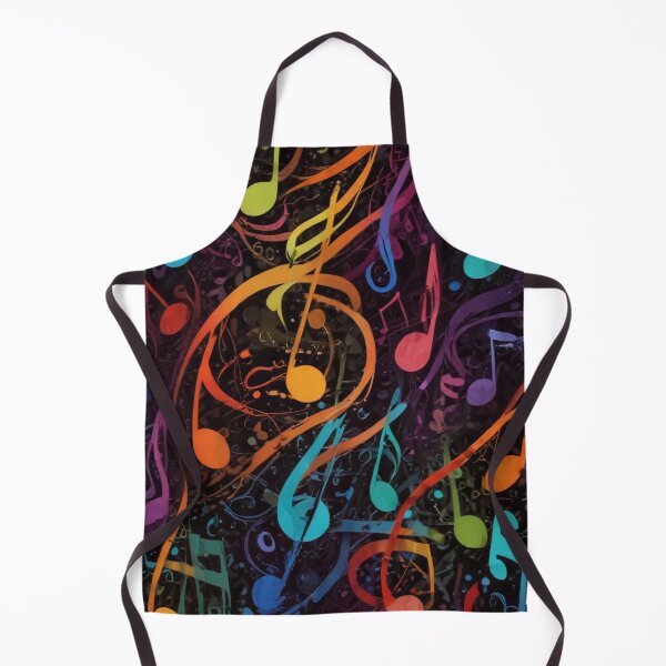 Item preview, Musical notes flowing pattern print design  designed and sold by Anshu3813.