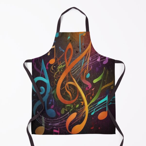 Item preview, Musical notes flowing pattern print design designed and sold by Anshu3813.