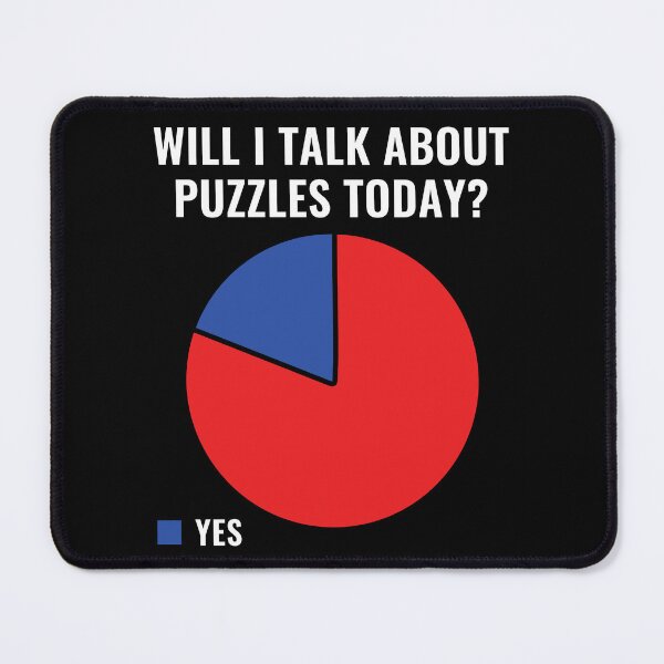 Item preview, Will I talk about Puzzles Jigsaw Puzzles Funny designed and sold by BlueBerry-Pengu.