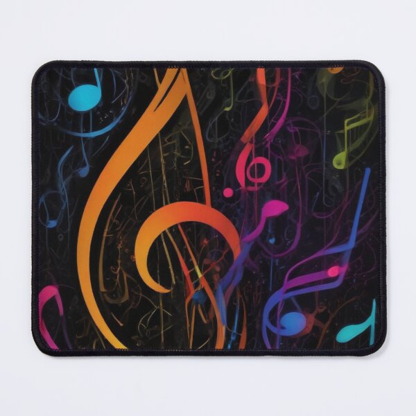 Item preview, Musical notes flowing pattern print design  designed and sold by Anshu3813.