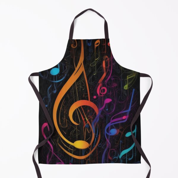 Item preview, Musical notes flowing pattern print design designed and sold by Anshu3813.