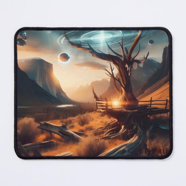 Item preview, Abstract Fusion Art: Western Charm Meets Futuristic Allure designed and sold by PandaTShirtShop.