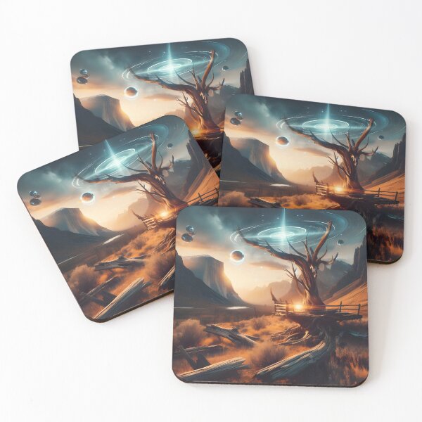 Item preview, Abstract Fusion Art: Western Charm Meets Futuristic Allure designed and sold by PandaTShirtShop.